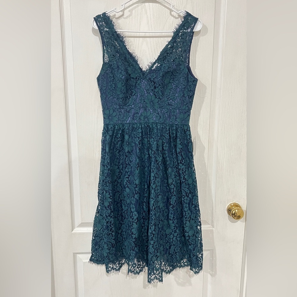 final price NWT Nordstrom Teal Lace Dress